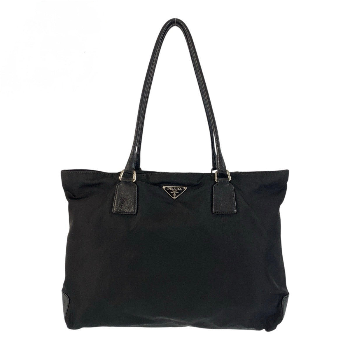Prada Tessuto Shoulder Bag - Black, Nylon Leather