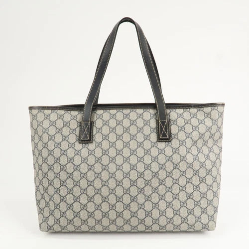 Gucci Supreme Leather Tote Bag - Beige, PVC
