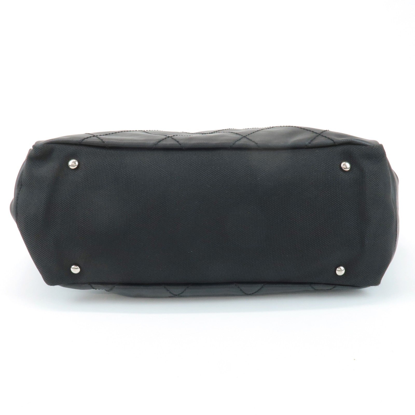 Chanel Paris Biarritz GM Handbag - Black, Canvas