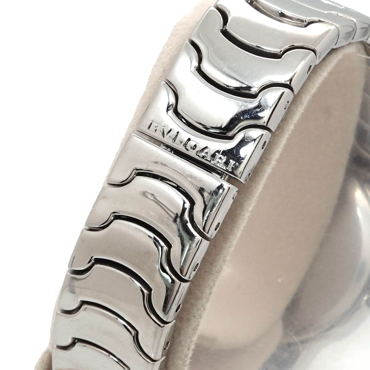 BVLGARI Solo tempo ST29S Watch - White, Stainless steel