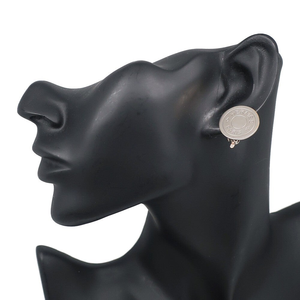 Hermès Serie Earring - Silver, Metallic