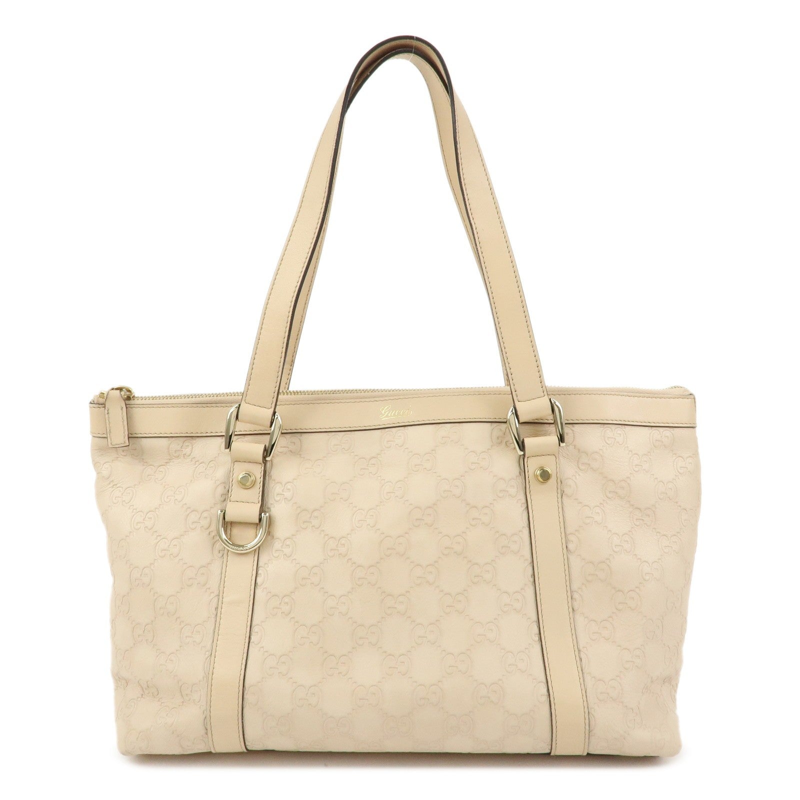 Gucci Abbey Tote Bag - Pink, Guccissima Leather