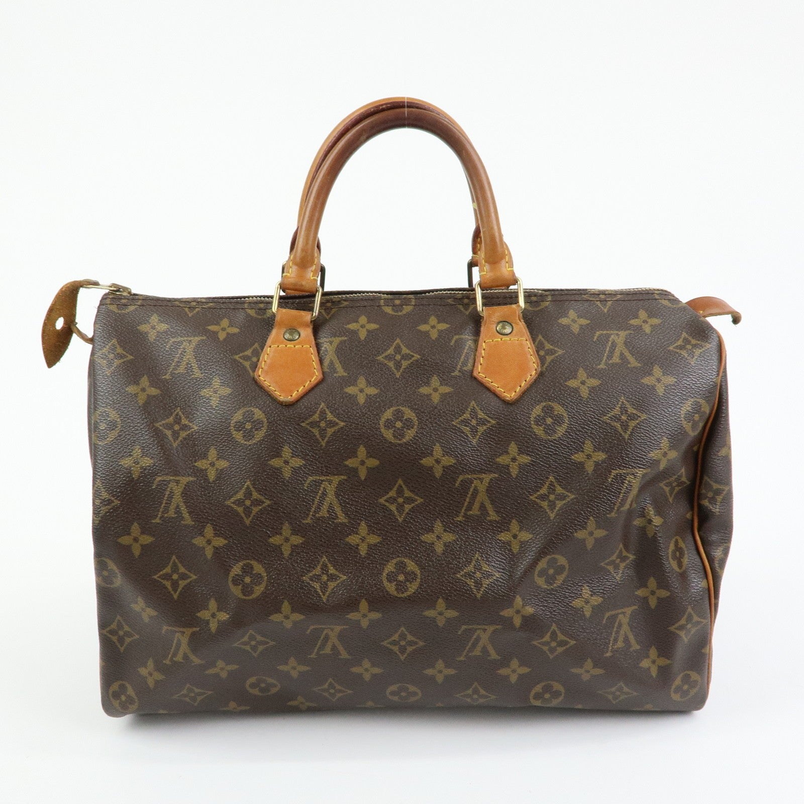 Louis Vuitton Speedy 35 Hand Bag - Monogram, Monogram Canvas, Nume Leather