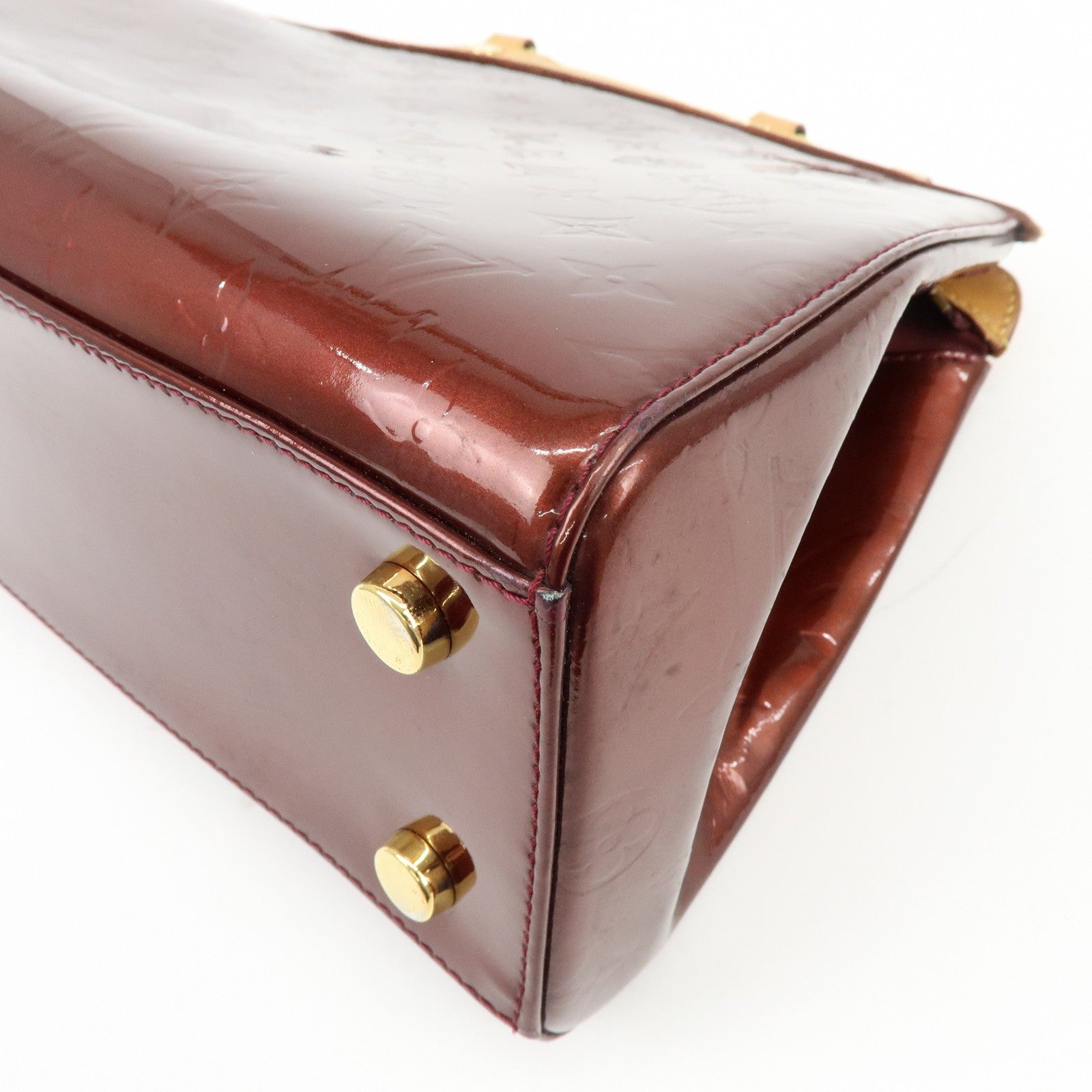 Louis Vuitton M91690 2Way Shoulder Bag - Rouge Fauve, Vernis Leather