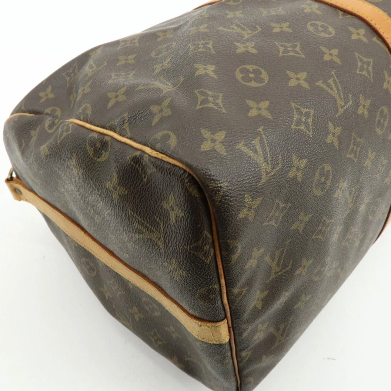 Louis Vuitton Monogram Keep All Bandouliere 55 Boston Bag