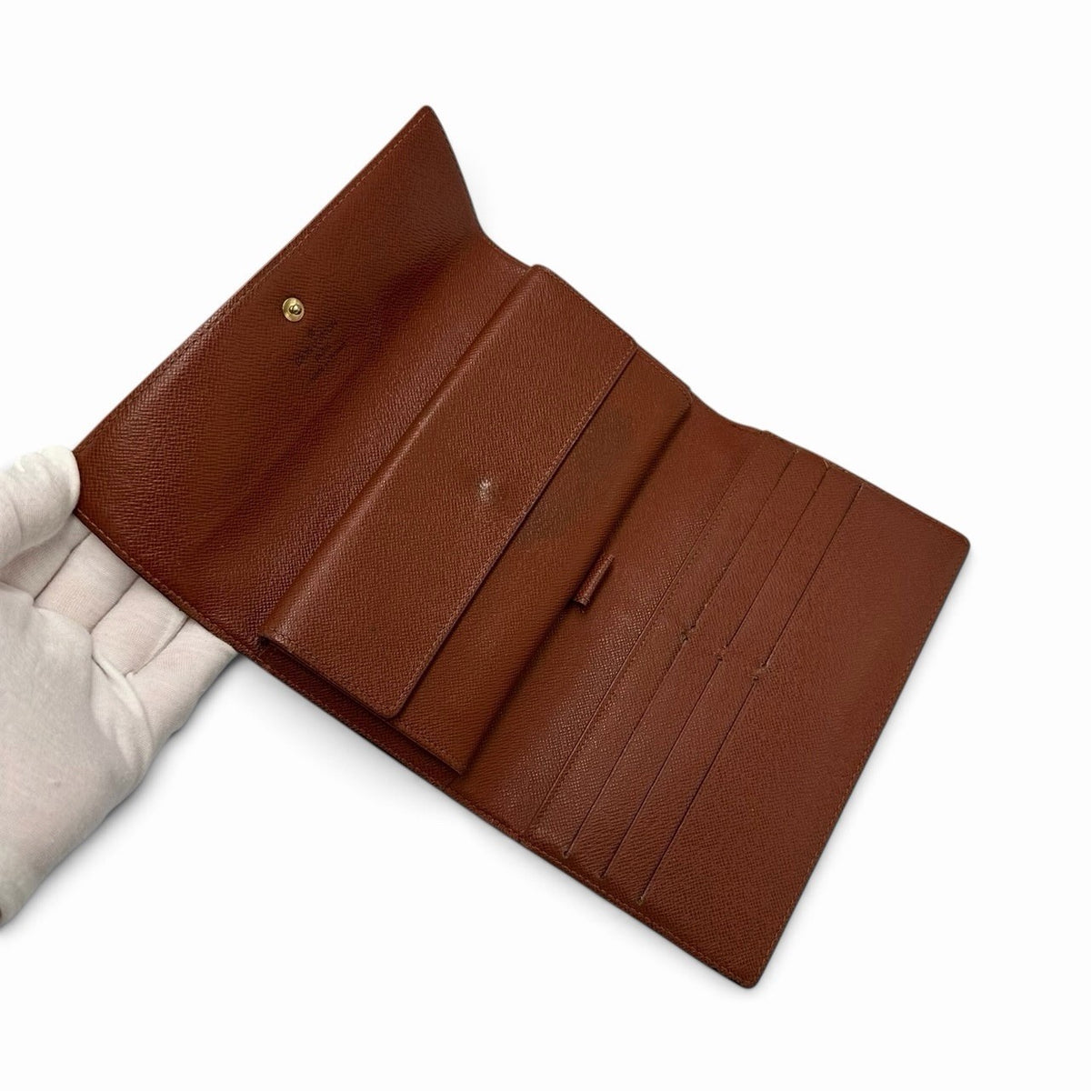 Louis Vuitton International Tri-fold Wallet - Brown, Leather, PVC