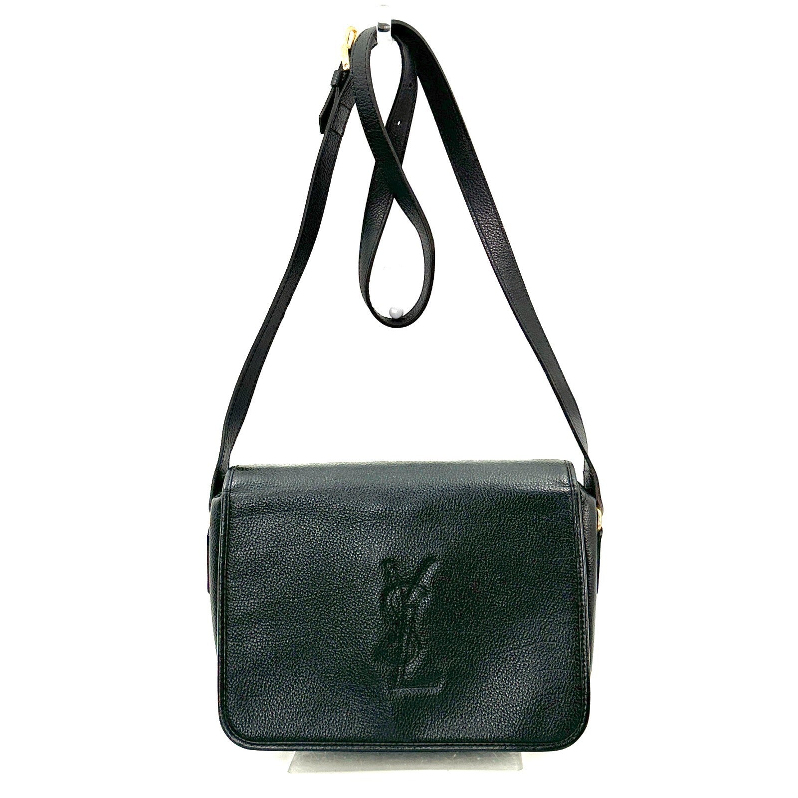Saint Laurent Yves Shoulder Bag - Black, Leather