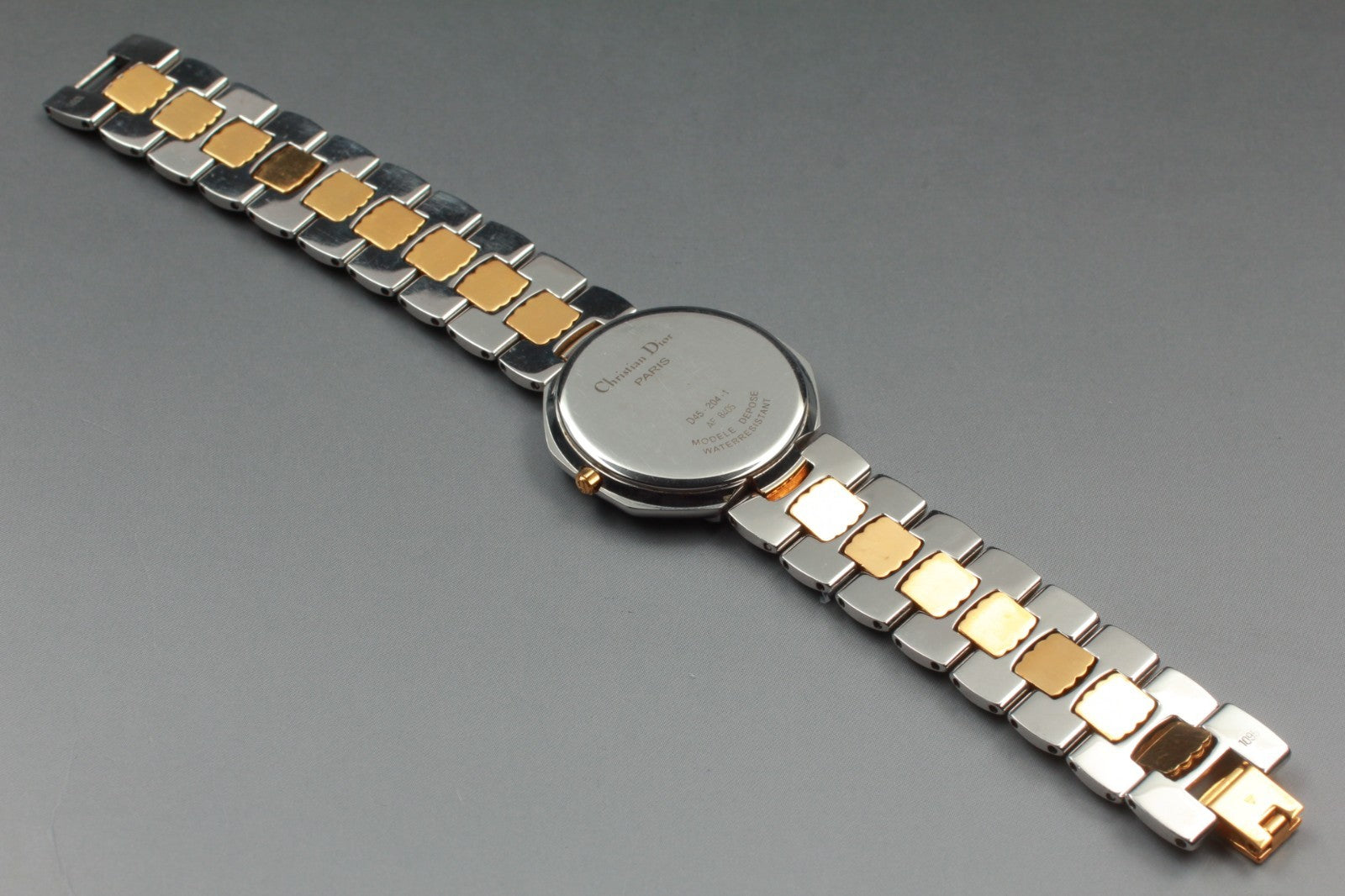 Dior D45-204 Wristwatch - Gray, Gold, Stainless Steel