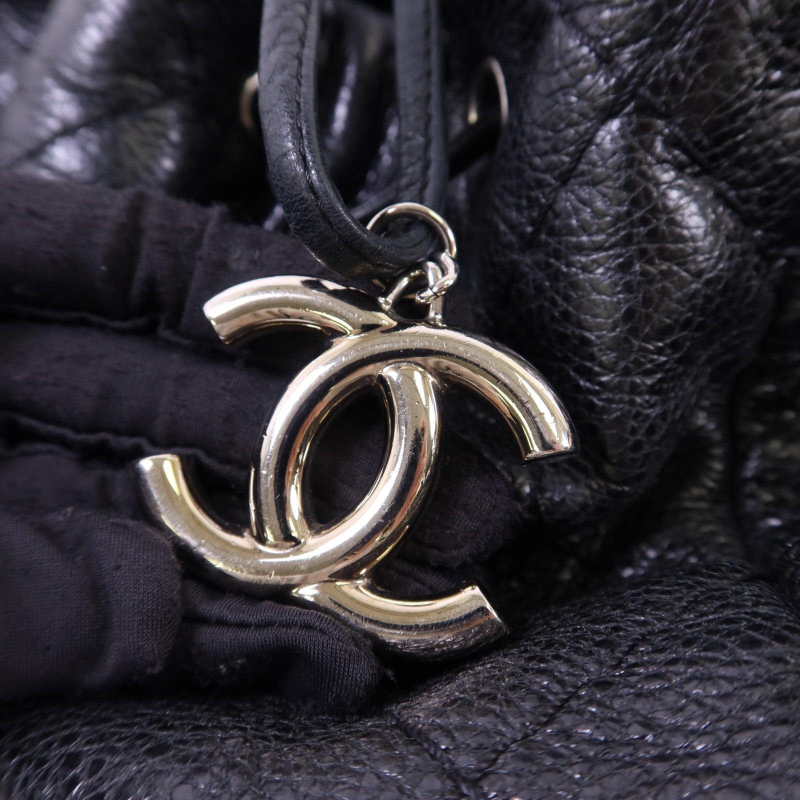 Chanel CC SHW Tote Bag - Black, Calfskin Leather