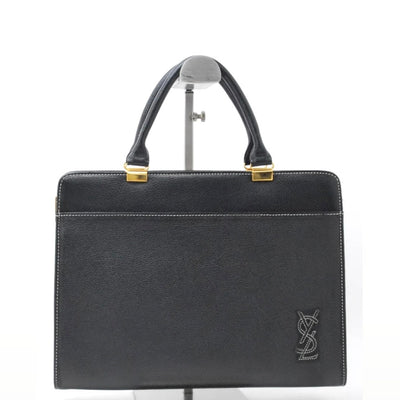 Saint Laurent Yves Hand Tote Bag - Black, Leather