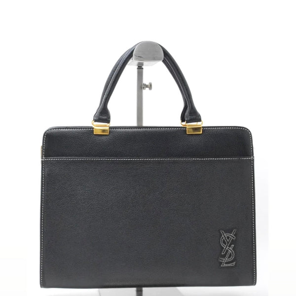 Saint Laurent Yves Hand Tote Bag - Black, Leather