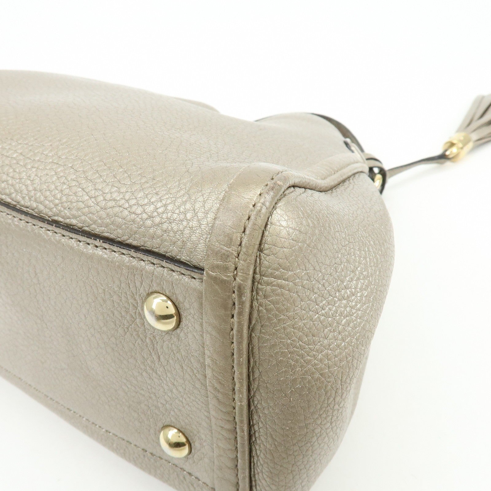 Gucci Soho Interlocking G 2Way Bag - Champaign Gold, Leather