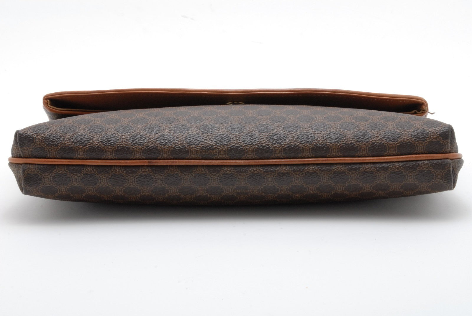 Celine Macadam Clutch Bag - Brown, PVC Leather