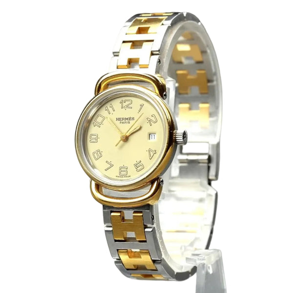 Hermès Pullman Wristwatch - Gold, Stainless Steel