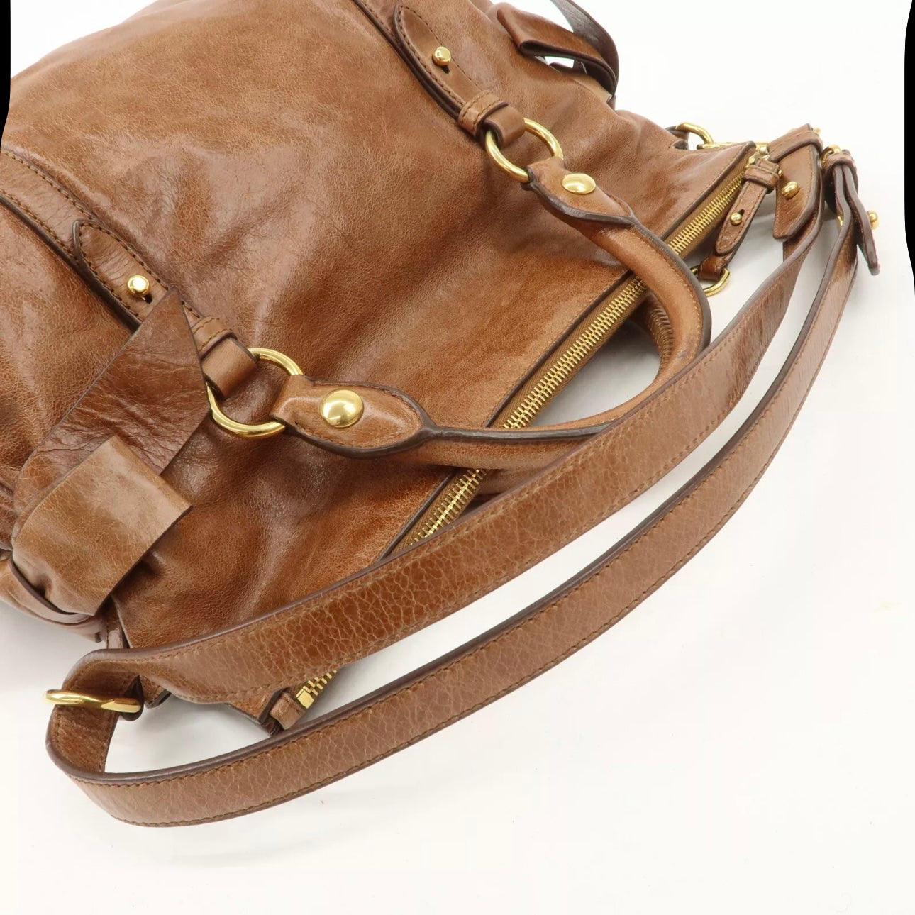 MIU MIU Leather 2Way Shoulder & Hand Bag