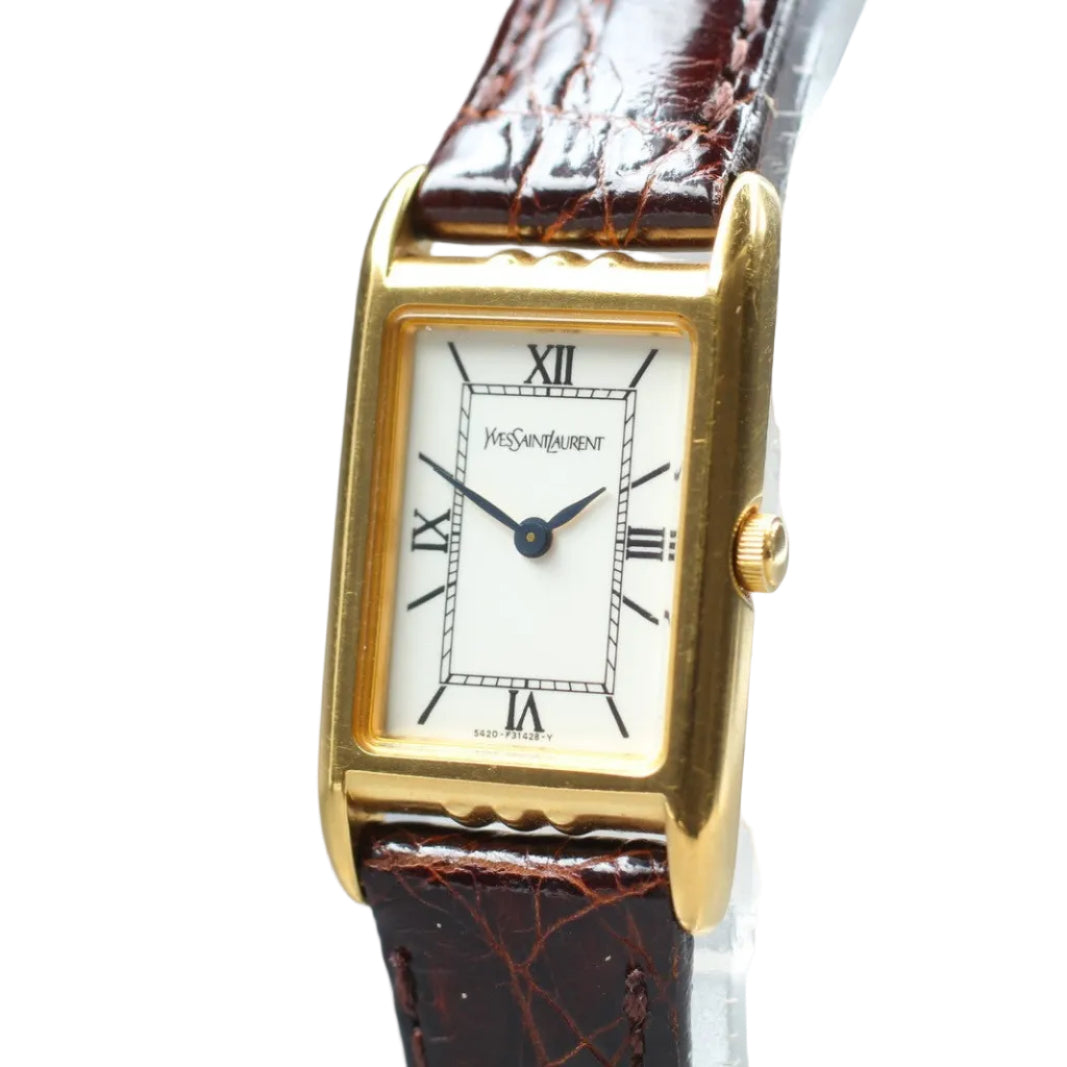 YVES SAINT LAURENT 5420-F46860 Watch - Gold, Stainless Steel
