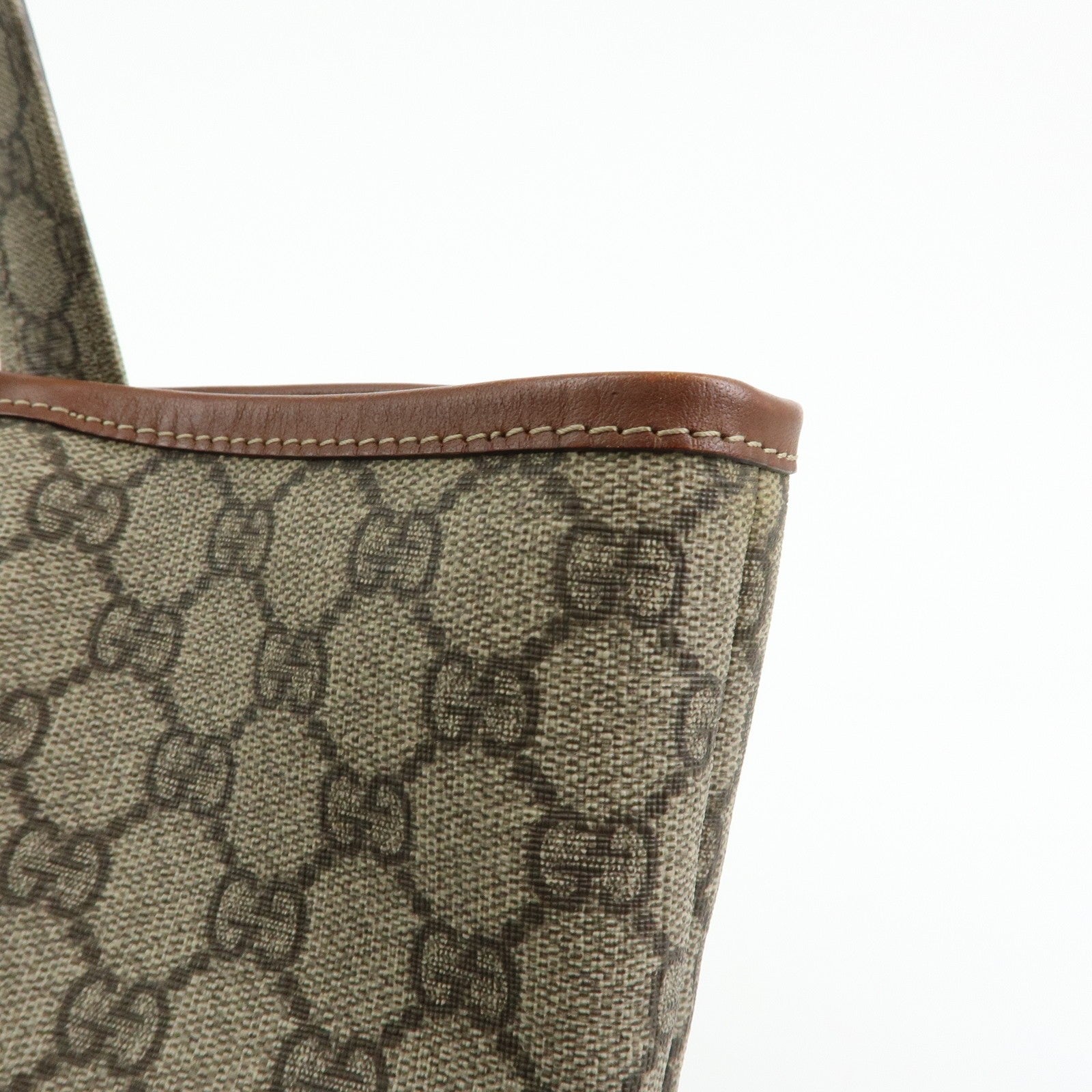 Gucci Tote Bag - Brown, GG Supreme Leather