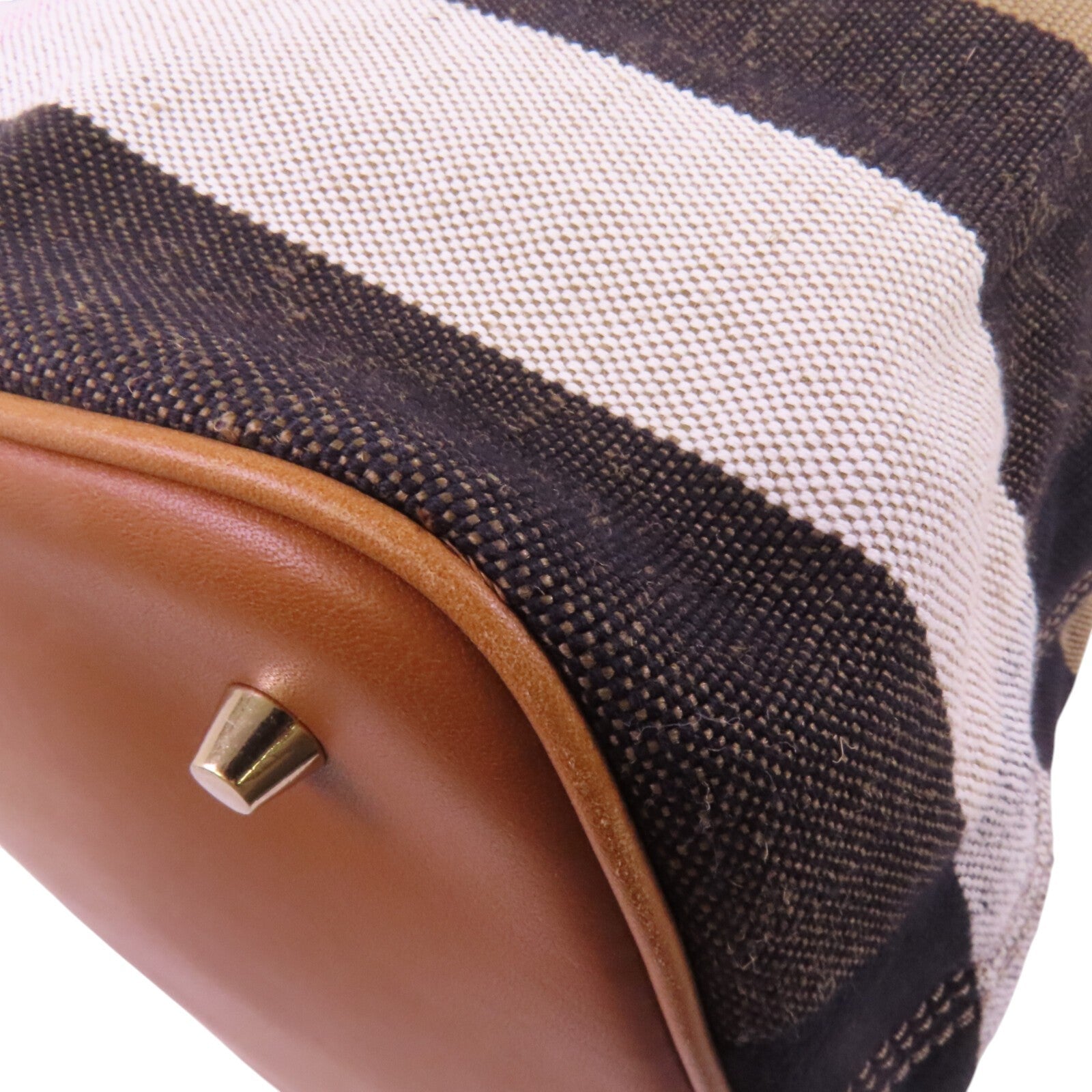 Burberry GHW Handbag Shoulder Bag - Brown, Canvas