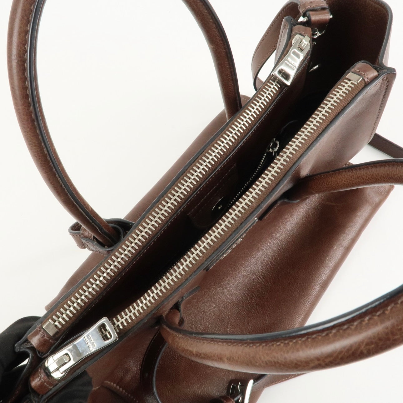 Prada 2 way brown