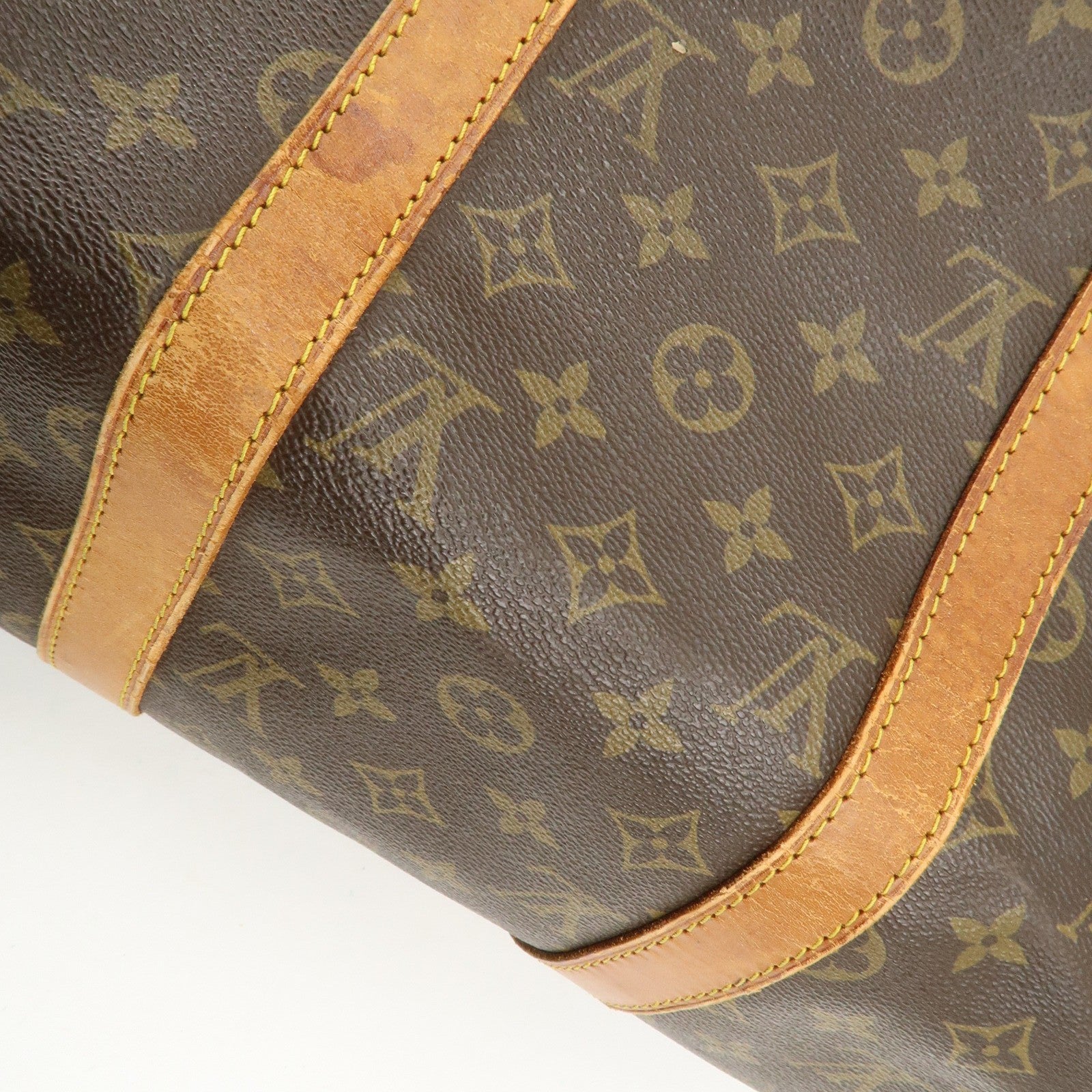 Louis Vuitton Monogram Keep All 50 Boston Bag - Brown, Monogram Canvas, Nume Leather