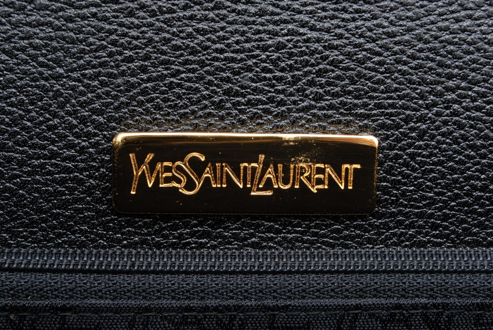 Saint Laurent YSL Clutch Bag - Black, Leather