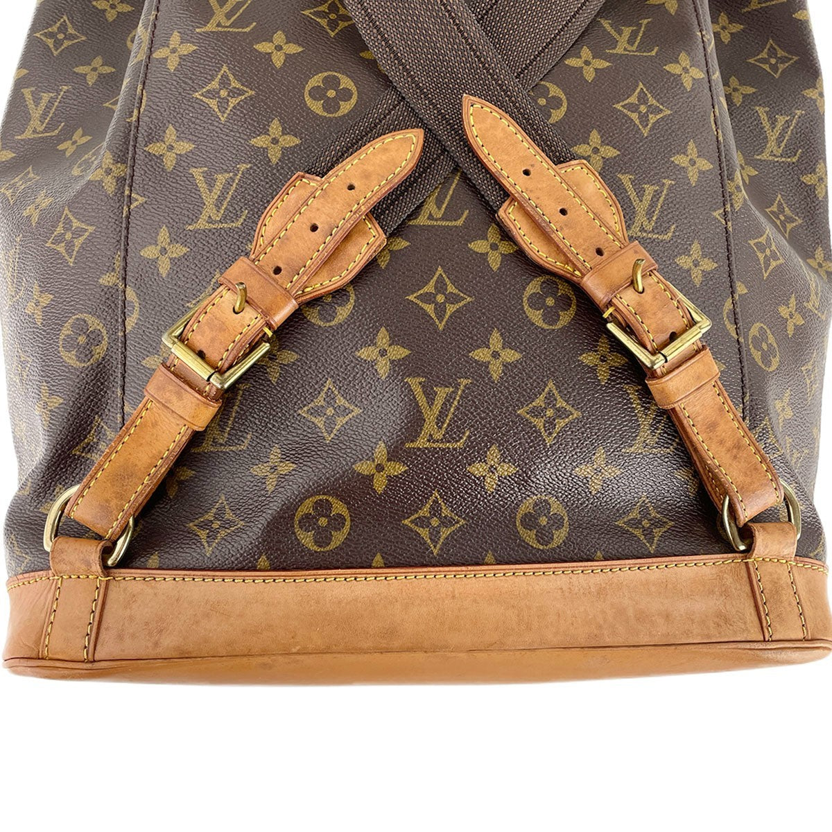 Louis Vuitton Montsouris GM Backpack - Brown, Coated Canvas