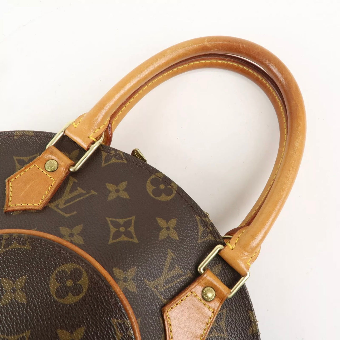 Louis Vuitton Monogram Ellipse PM Hand Bag Brown
