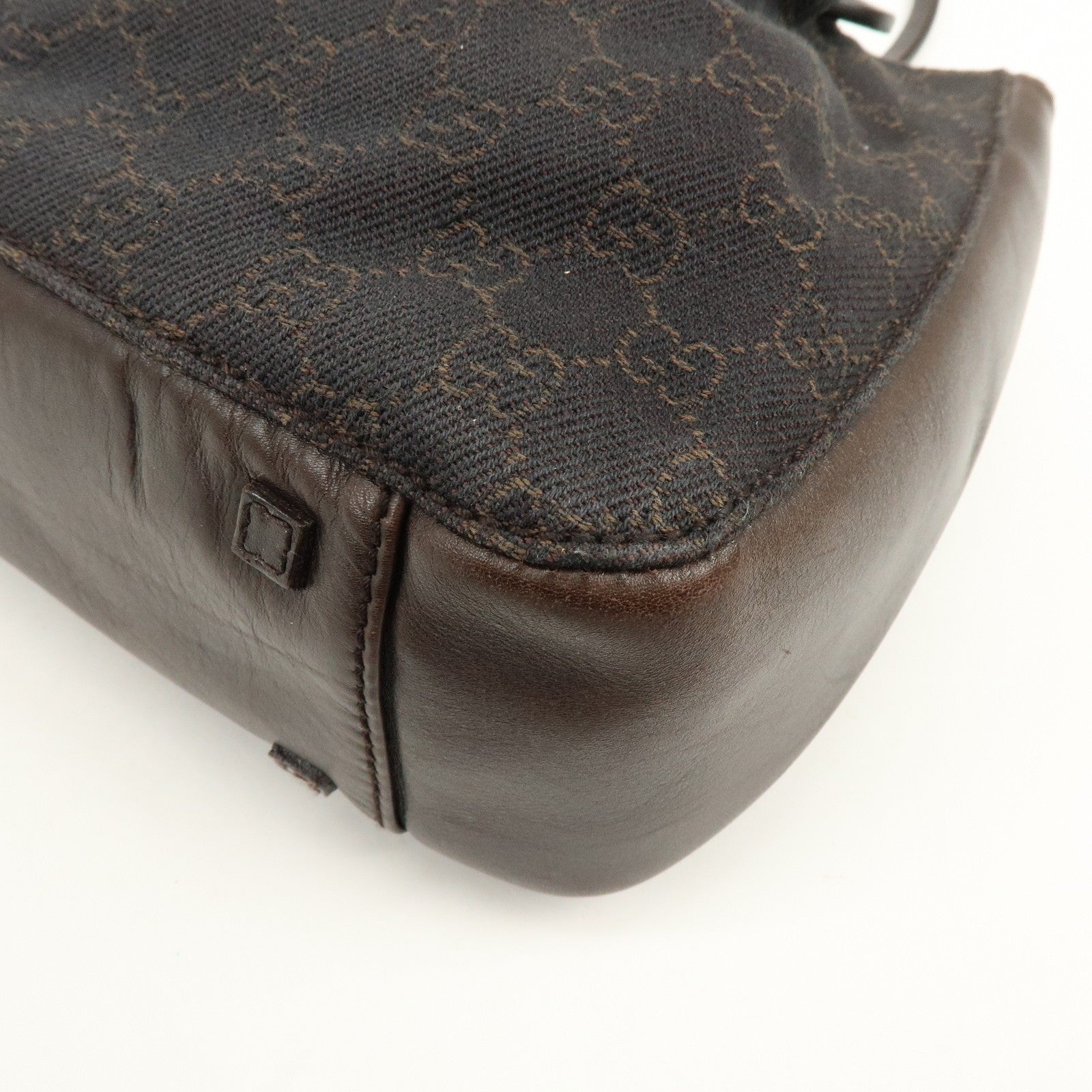 Gucci Shoulder Tote Bag - Brown, GG Canvas and Leather 