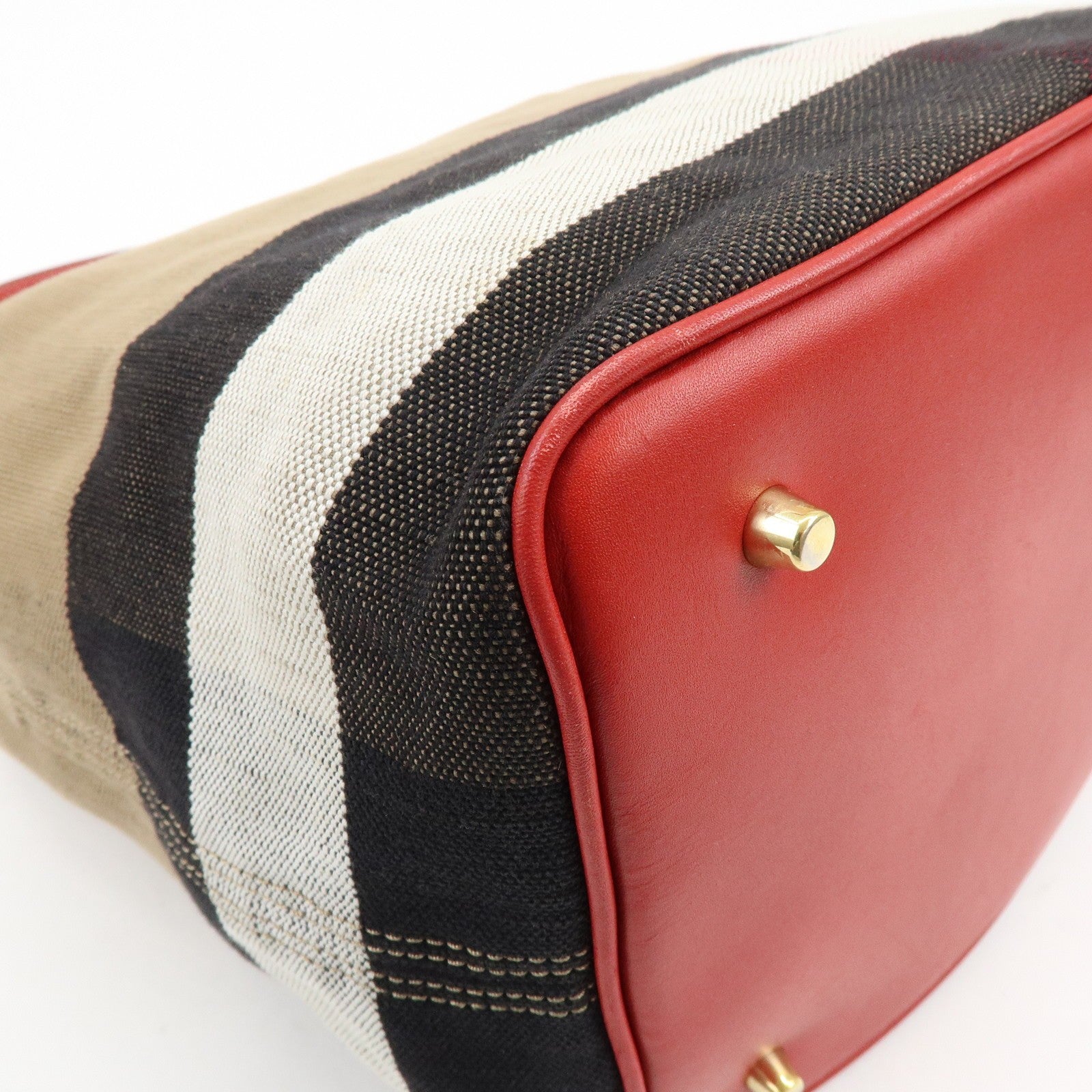Burberry 2way bag Handbag - Beige, Canvas and Leather