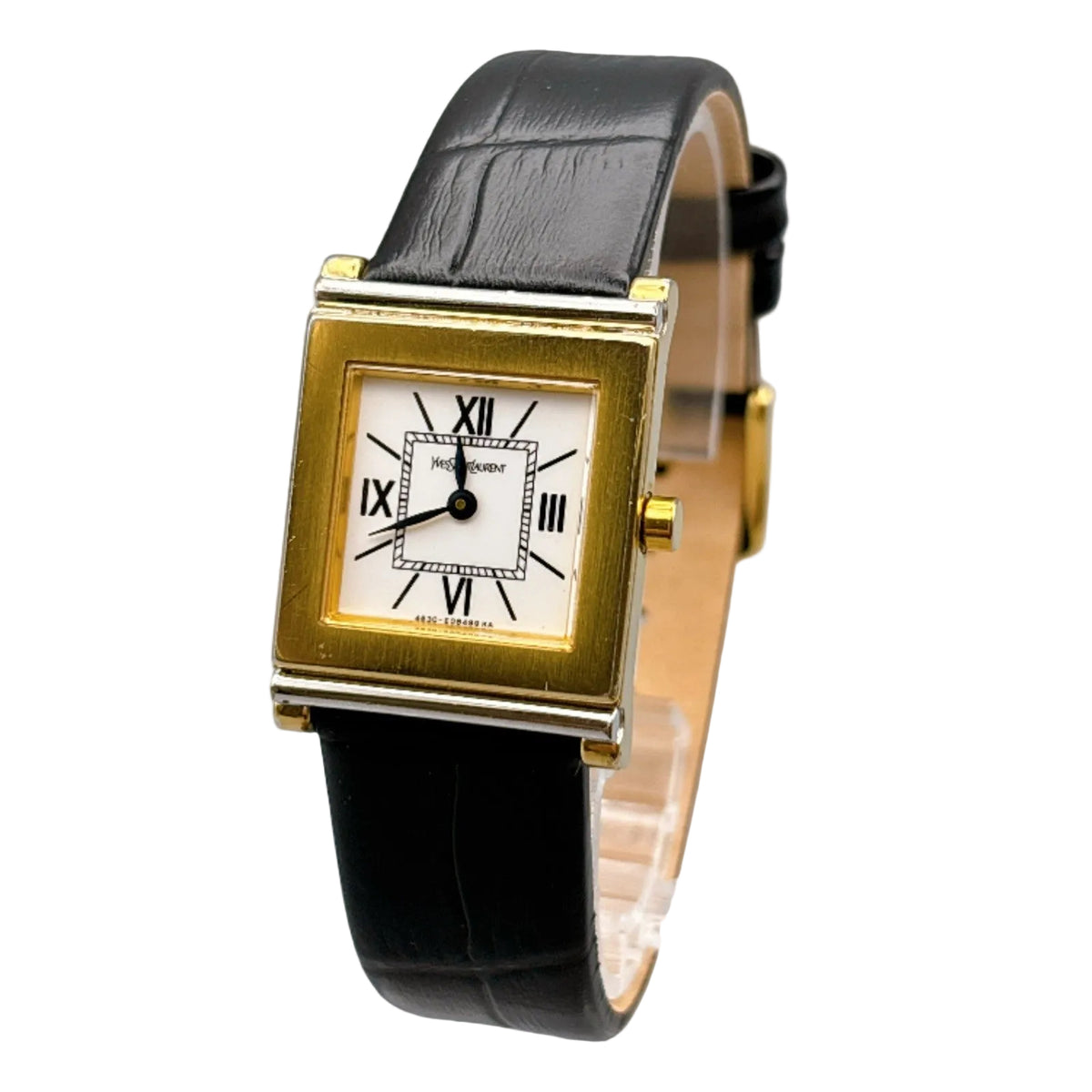 Saint Laurent 4625-E68613 Watch - Gold and Silver, Stainless Steel