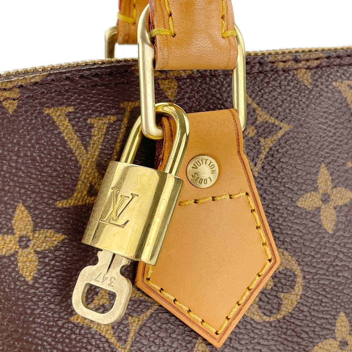 Louis Vuitton Alma Handbag - Brown, Leather