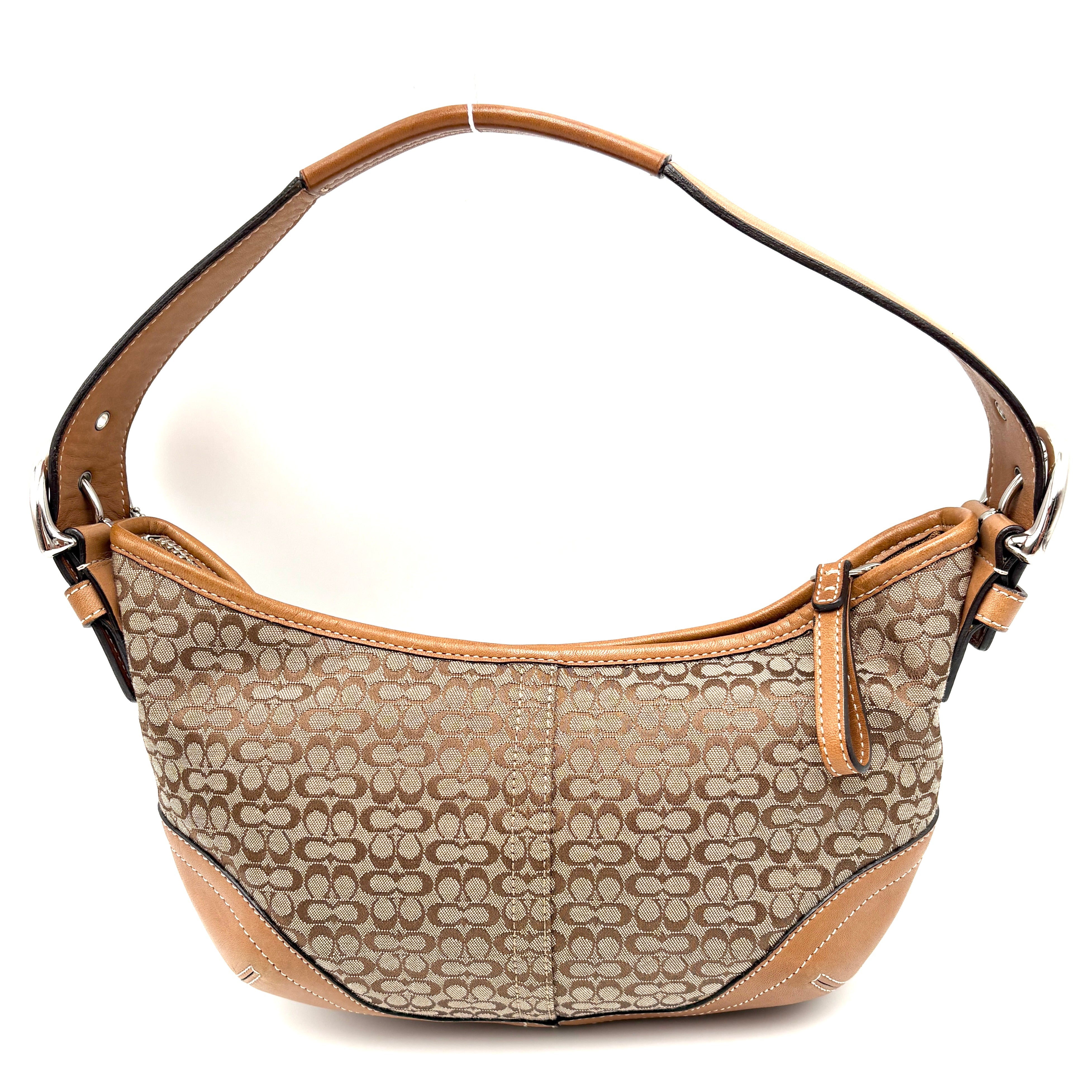 Coach signature shoulder bag