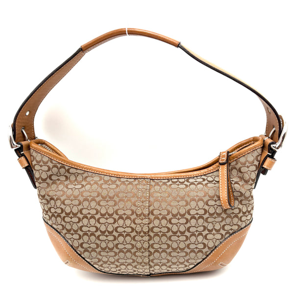 Coach signature shoulder bag