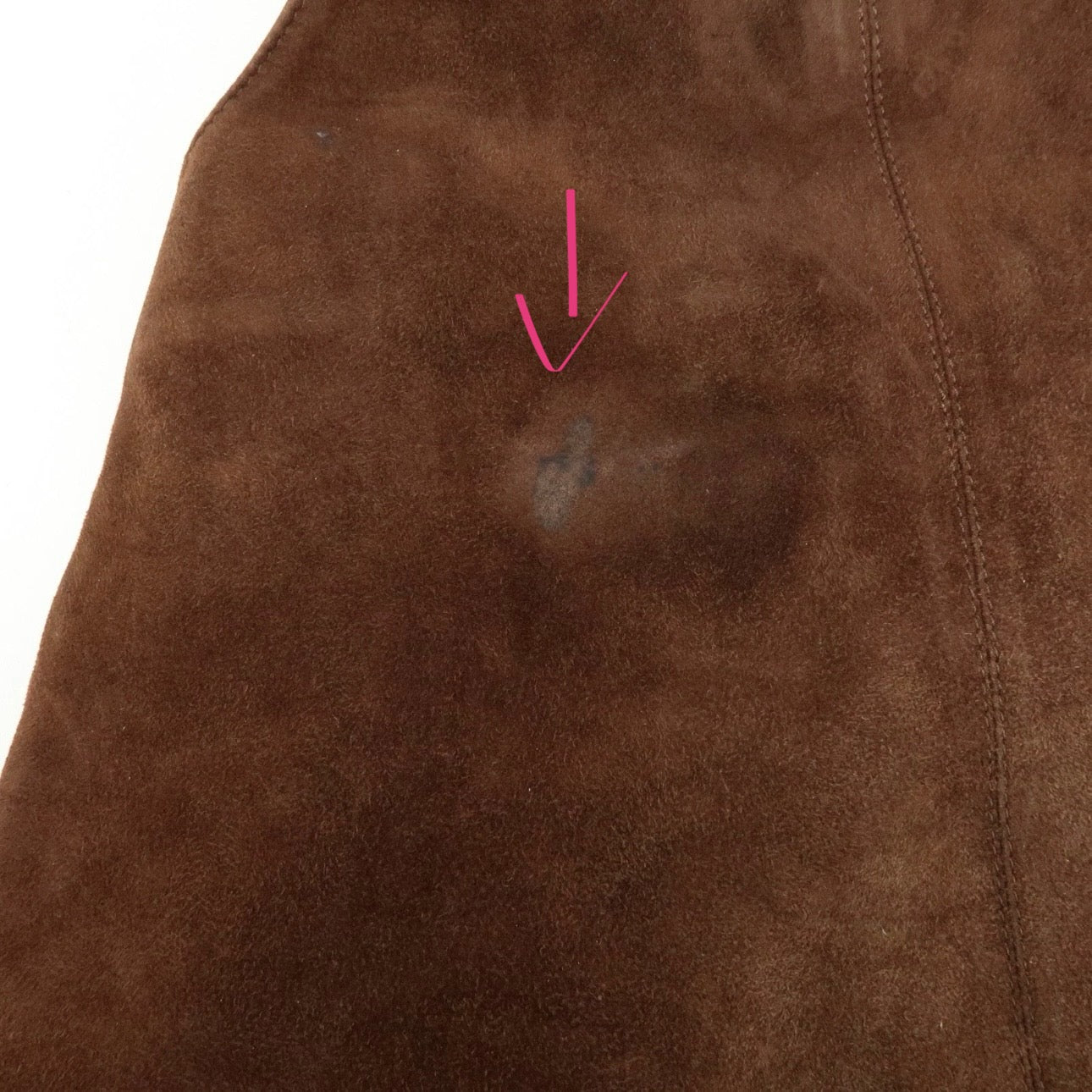 FENDI Suede Tote Shoulder Bag