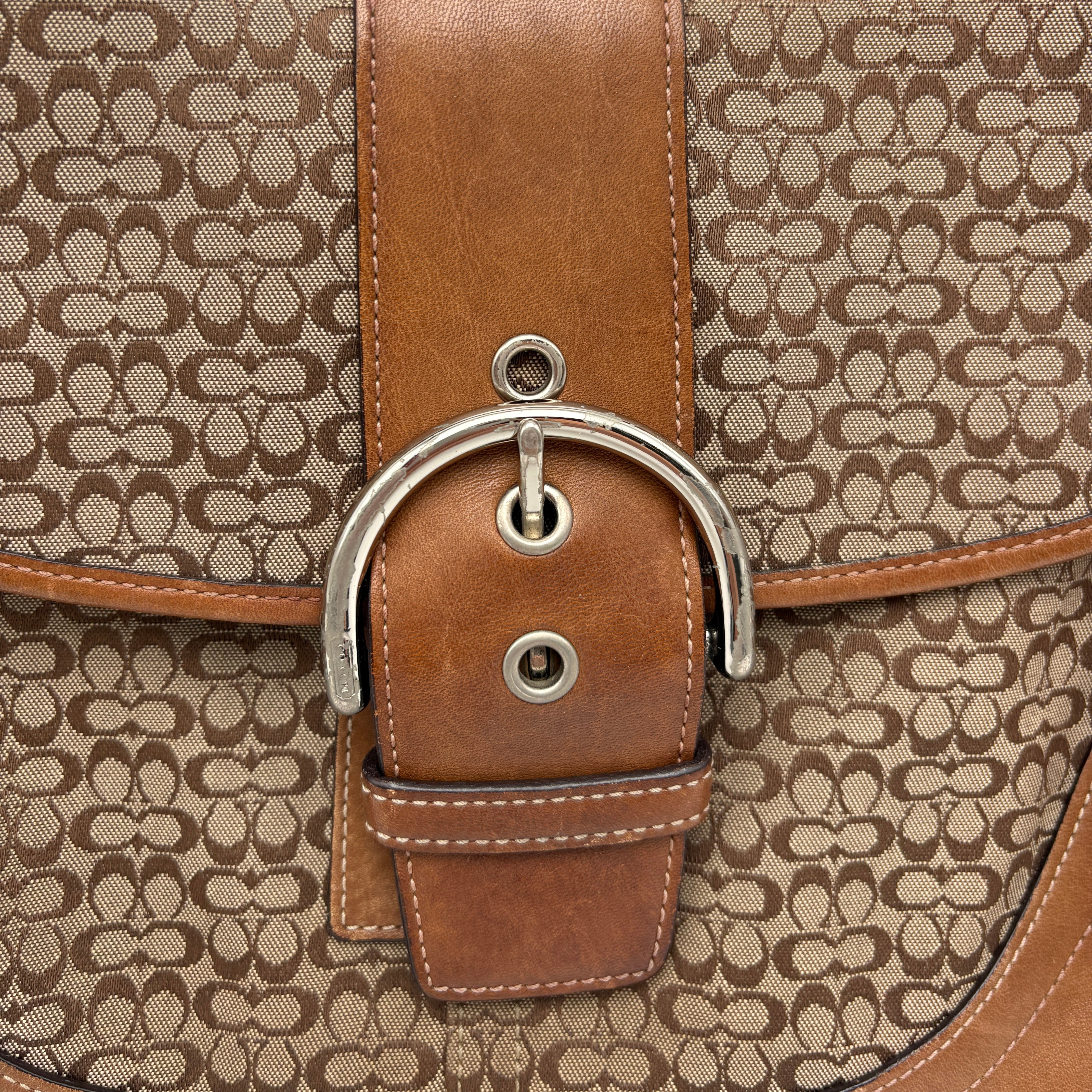 Coach Signature brown bag