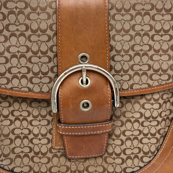 Coach Signature brown bag