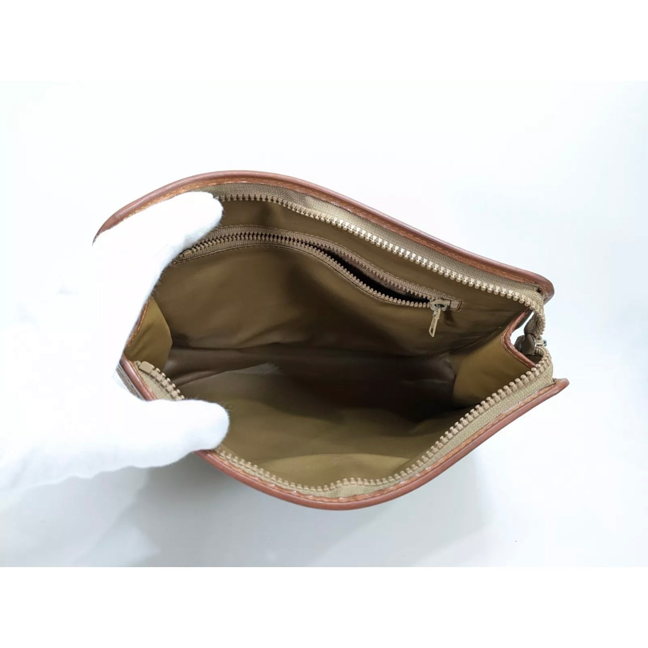 CELINE Vintage Clutch Macadam