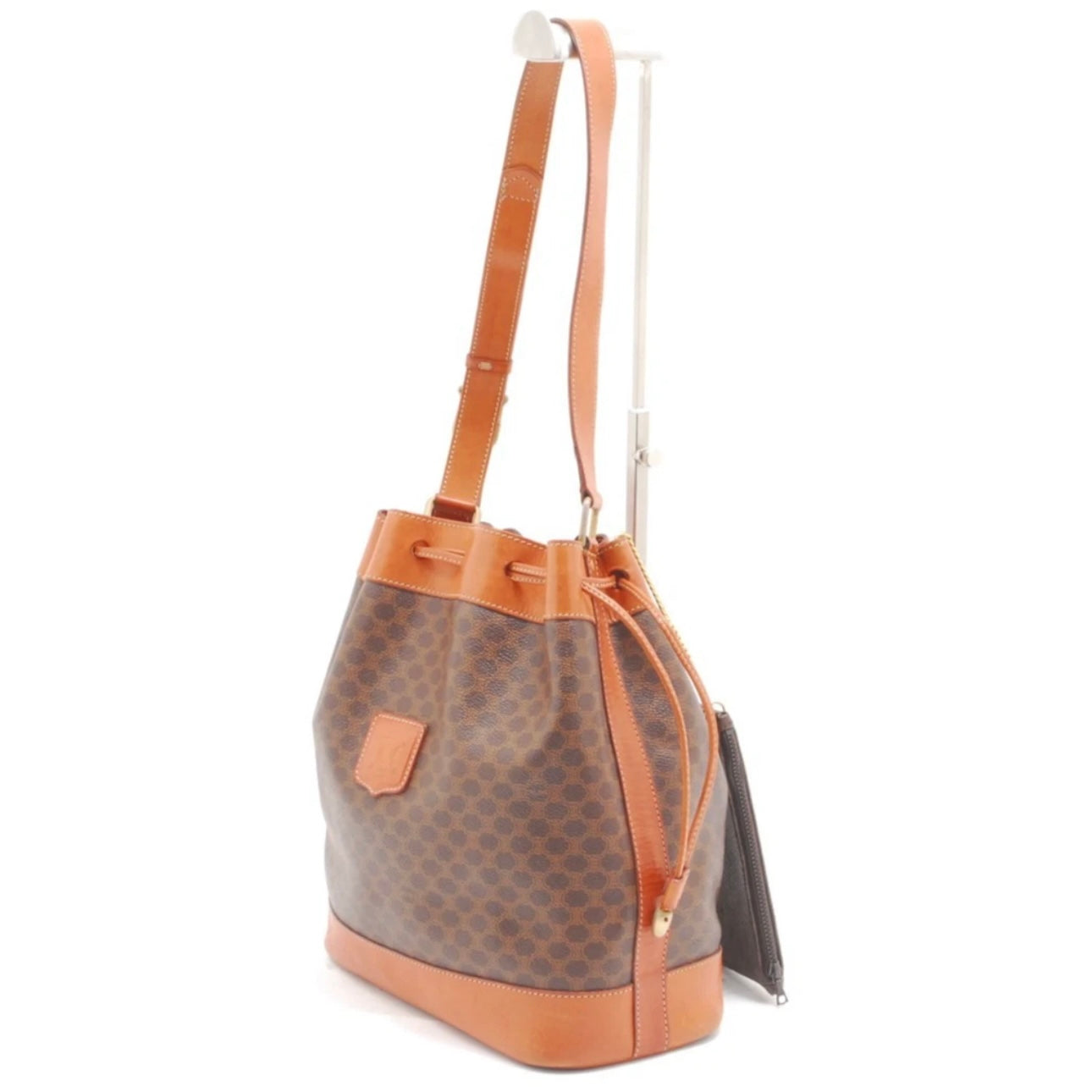 Celine Macadam Shoulder Bag Bucket Crossbody with wallet