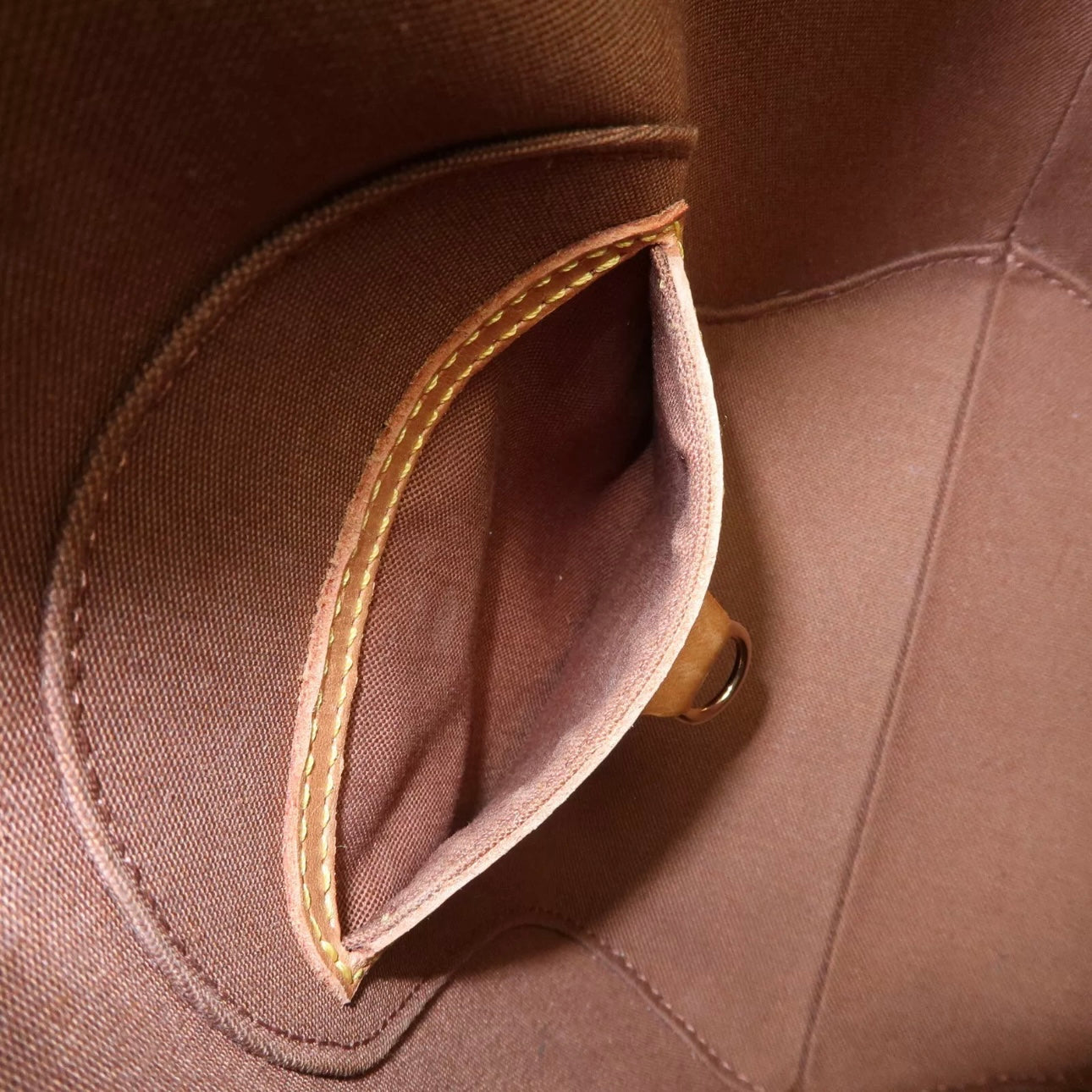 Louis Vuitton Monogram Ellipse PM Hand Bag Brown