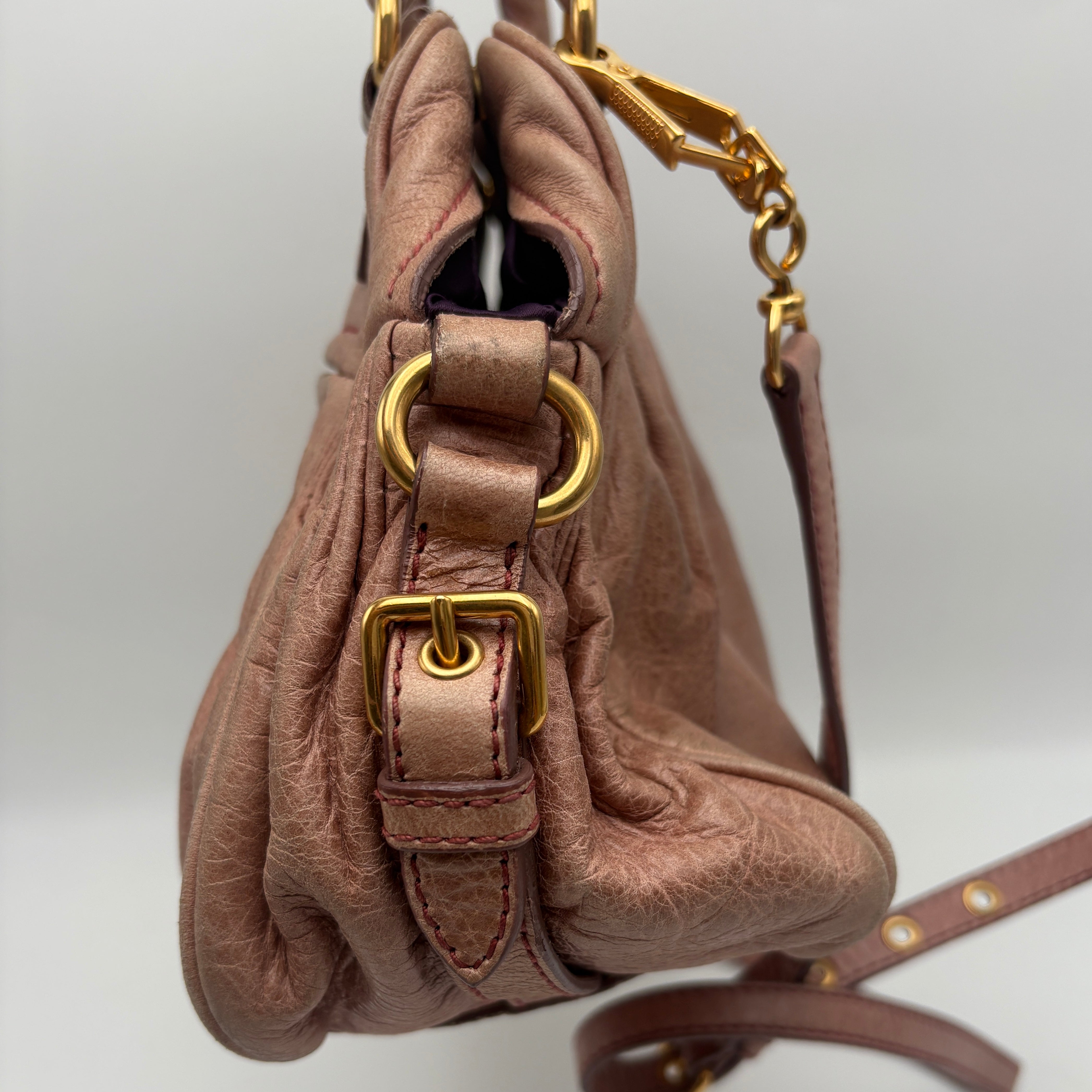 Miu Miu leather Pink Bag