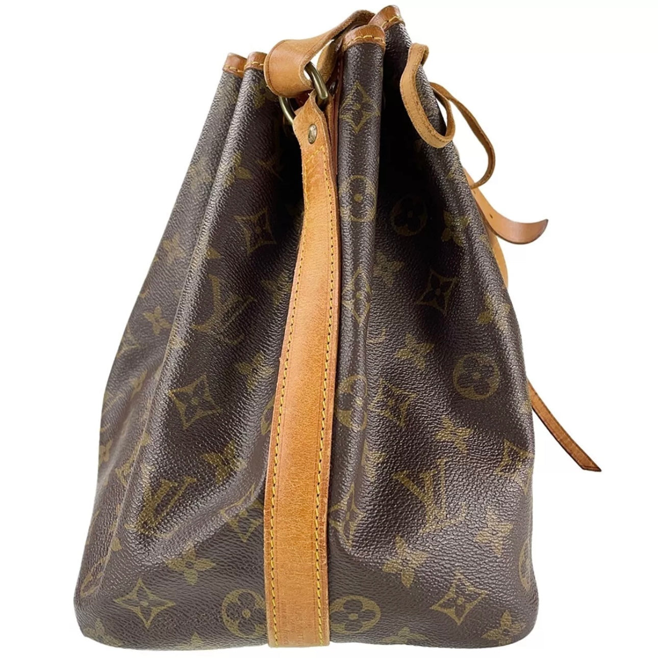 Monogram Petit Noe Leather Fabric Shoulder bag