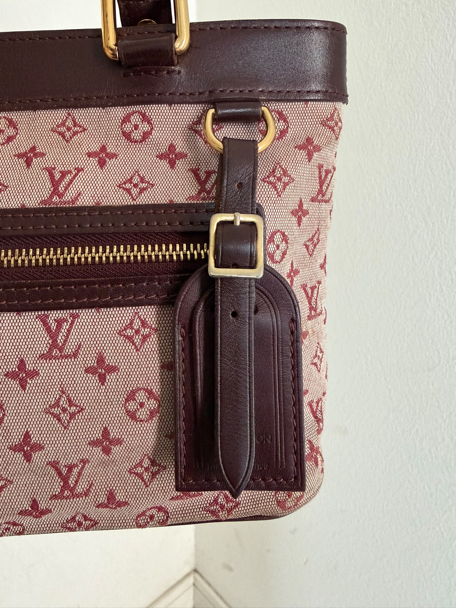 Louis Vuitton Monogram Mini Lucille PM Handbag - Cerise, Monogram Canvas