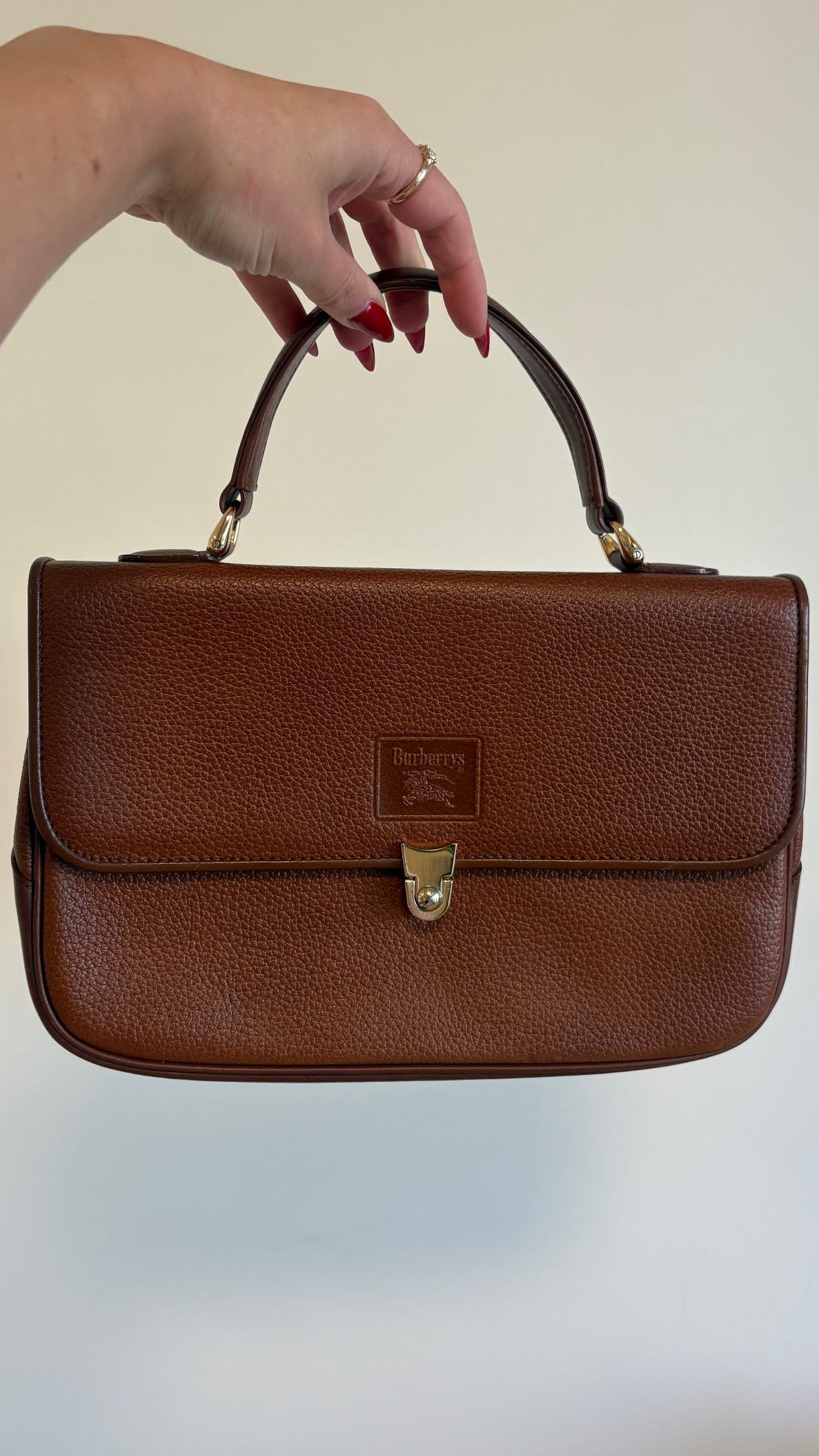 Burberry top Handel vintage bag