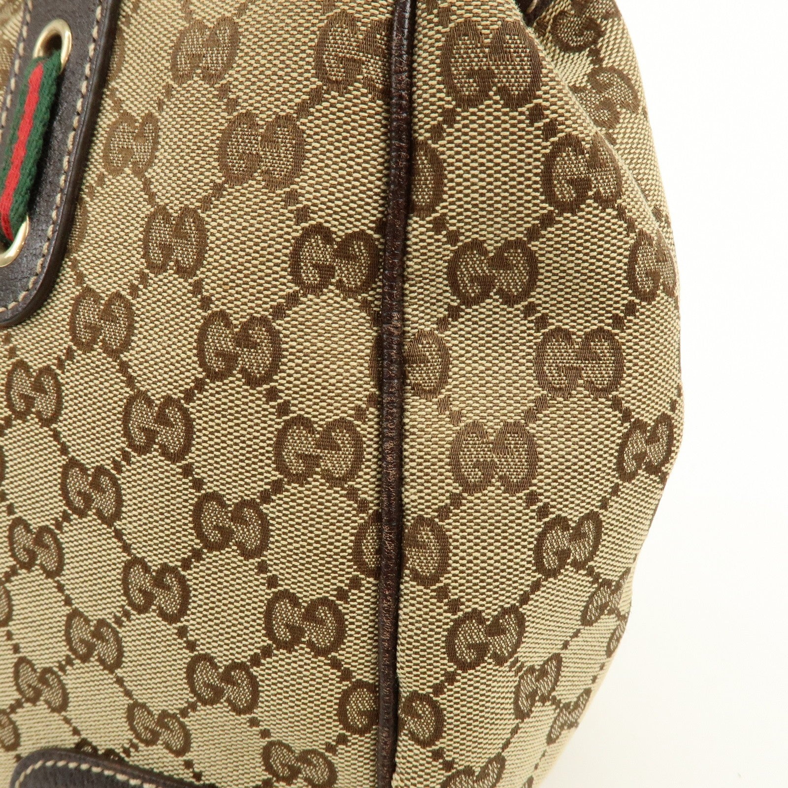 Gucci Sherry Line Tote Bag - Beige, GG Canvas, Leather 