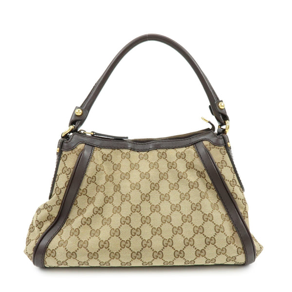 Gucci Shoulder Bag - Beige, Canvas and Leather