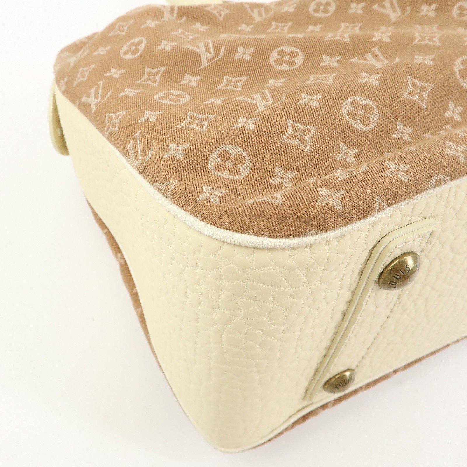 Louis Vuitton Hand Bag - Camel, Monogram Mini Lin Canvas