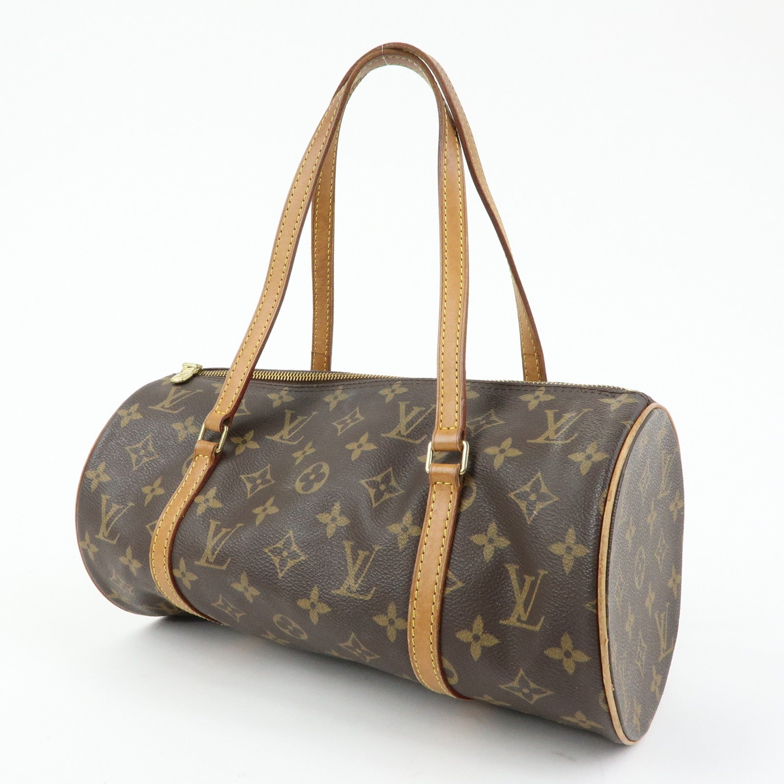 Louis Vuitton Monogram Papillon 30 Hand Bag - Brown, Canvas