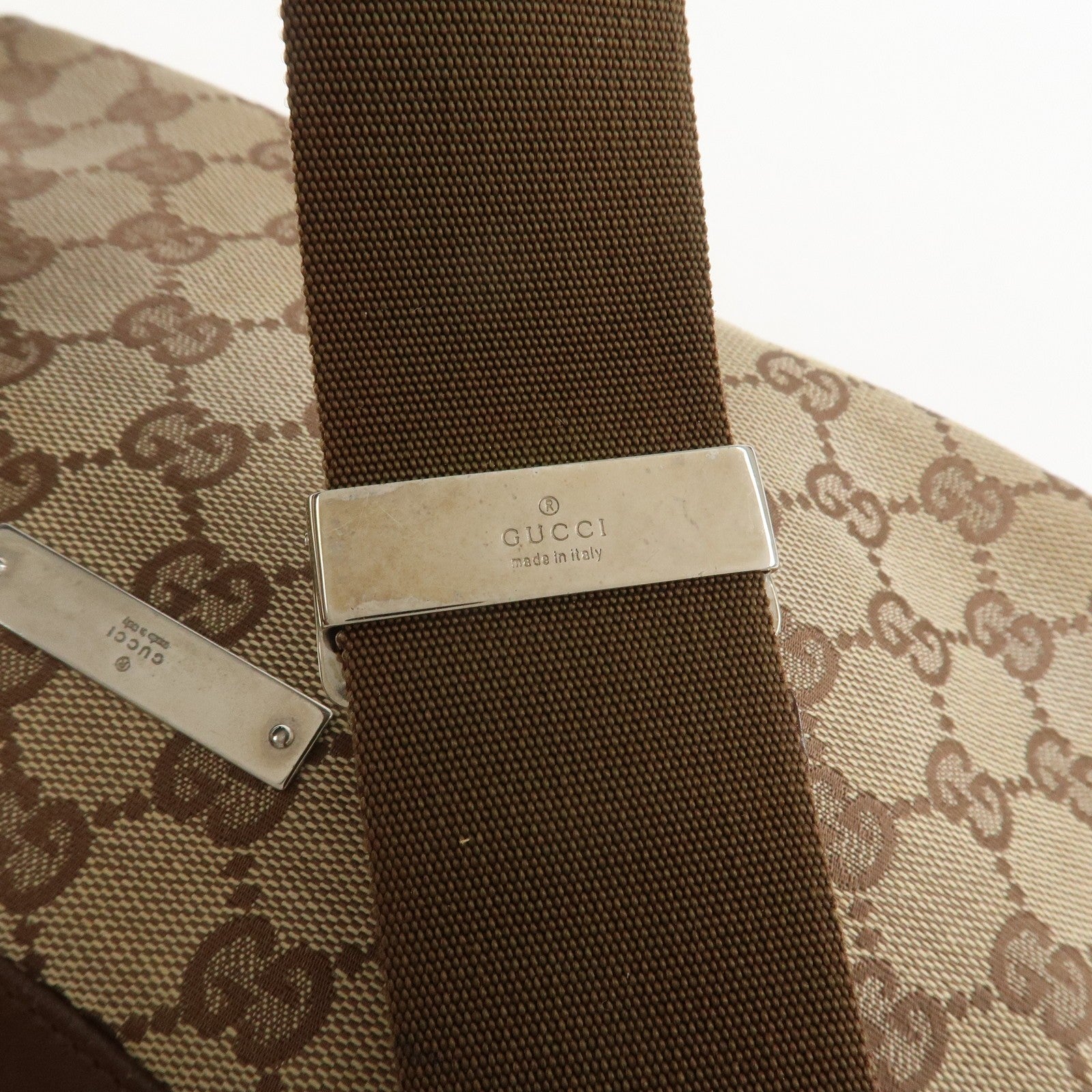 Gucci Crossbody Bag - Brown, GG Canvas, Leather