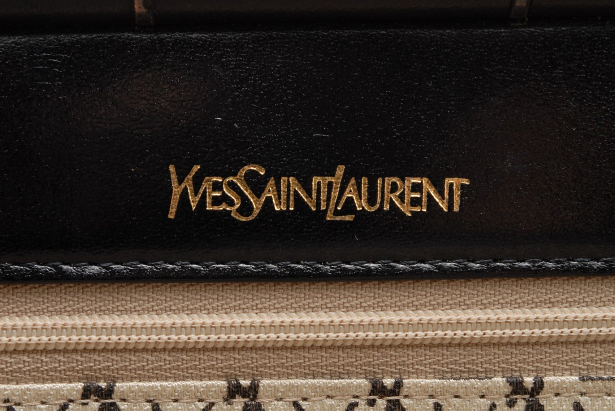 Saint Laurent Yves Saint Laurent Clutch Bag - Black, Leather