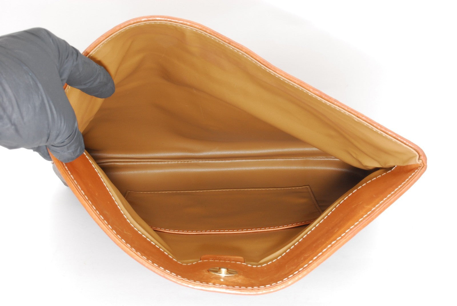 Celine Macadam Clutch - Brown, Leather and PVC 